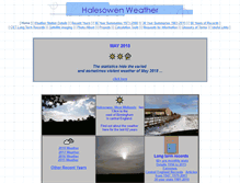 Tablet Screenshot of halesowenweather.co.uk